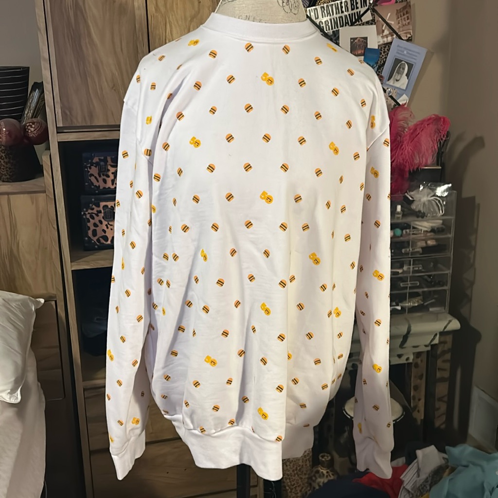 Mcdonald’s 50th Anniversary Big Mac Print Sweatshirt - Xl